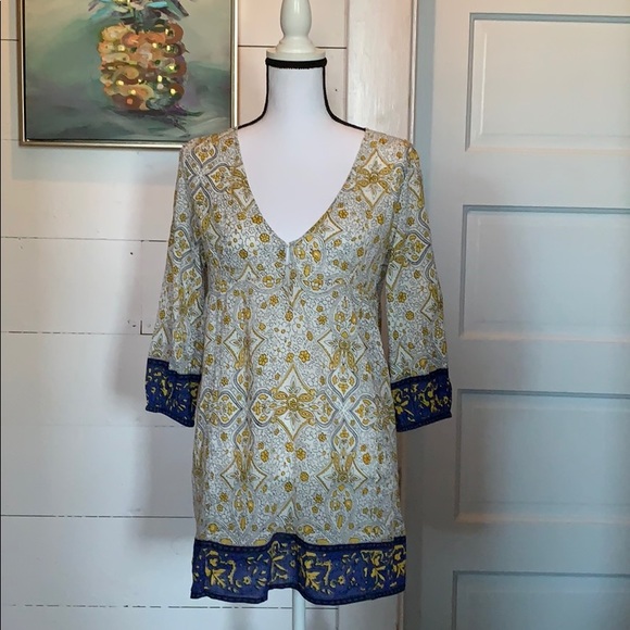 Joie A La Plage 100% Cotton Boho Beach Dress - Picture 5 of 7